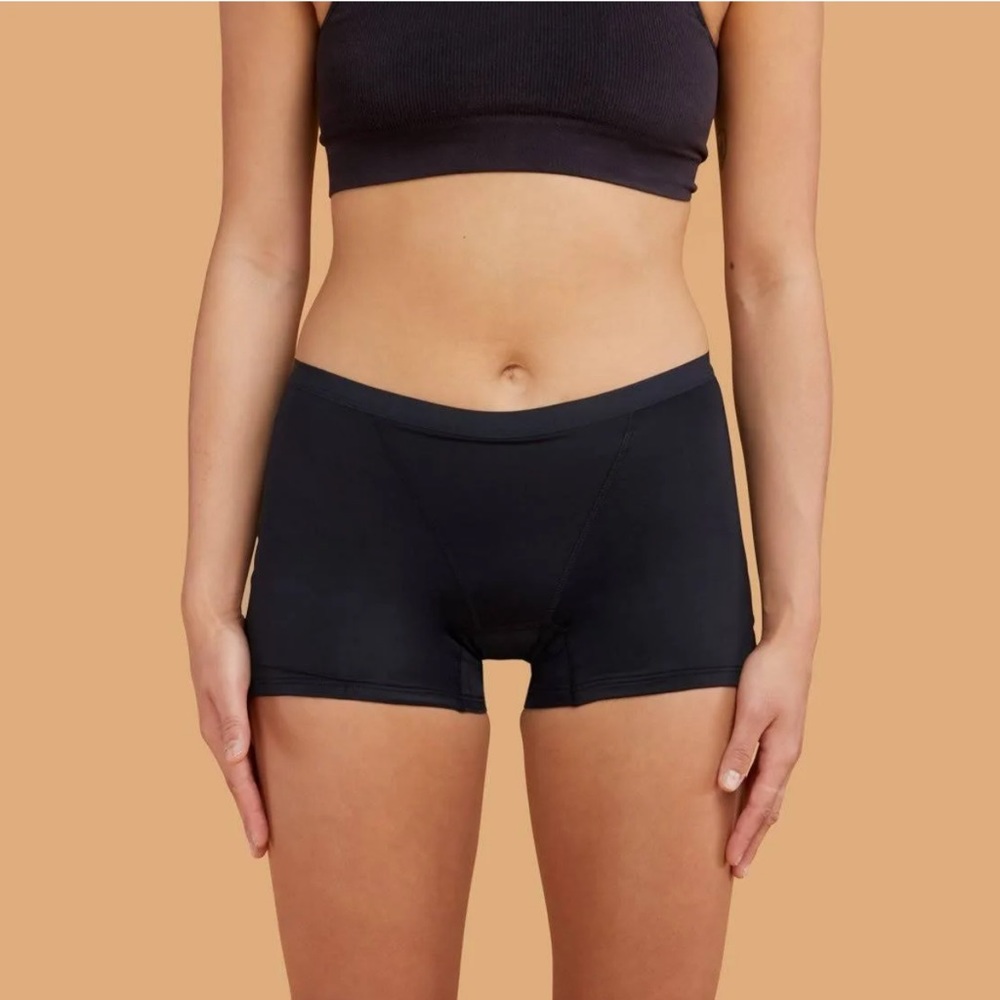 Thinx Heavy Boyshort Period Underwear - Black Sizes XXS NWT